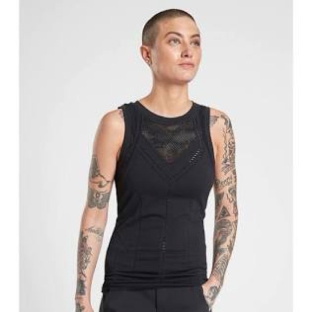 Athleta Oxygen Black Tank